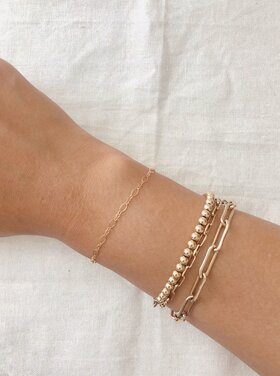 Flint J Flint J - Simple Fancy Chain Bracelet