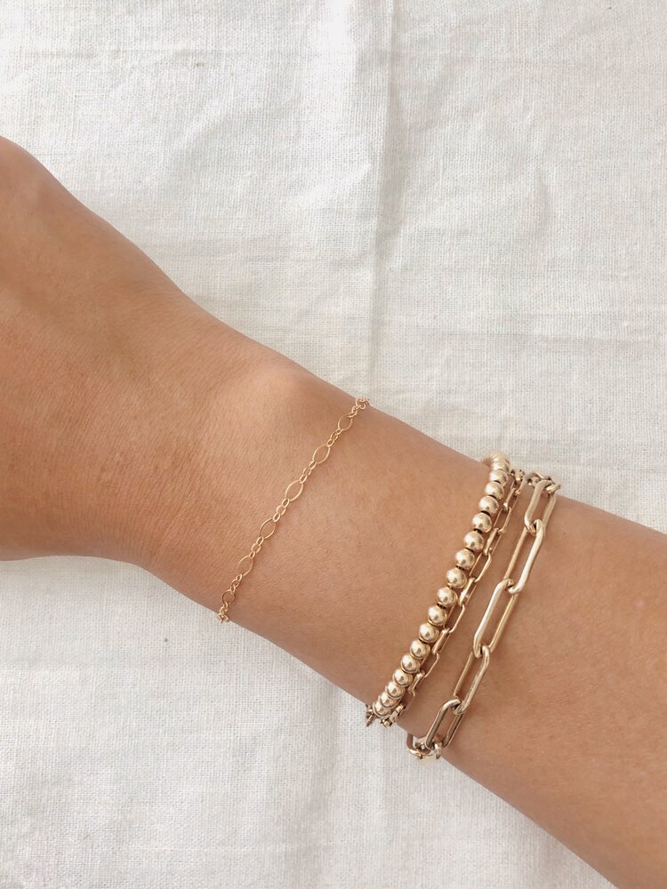 Flint J Flint J - Simple Fancy Chain Bracelet