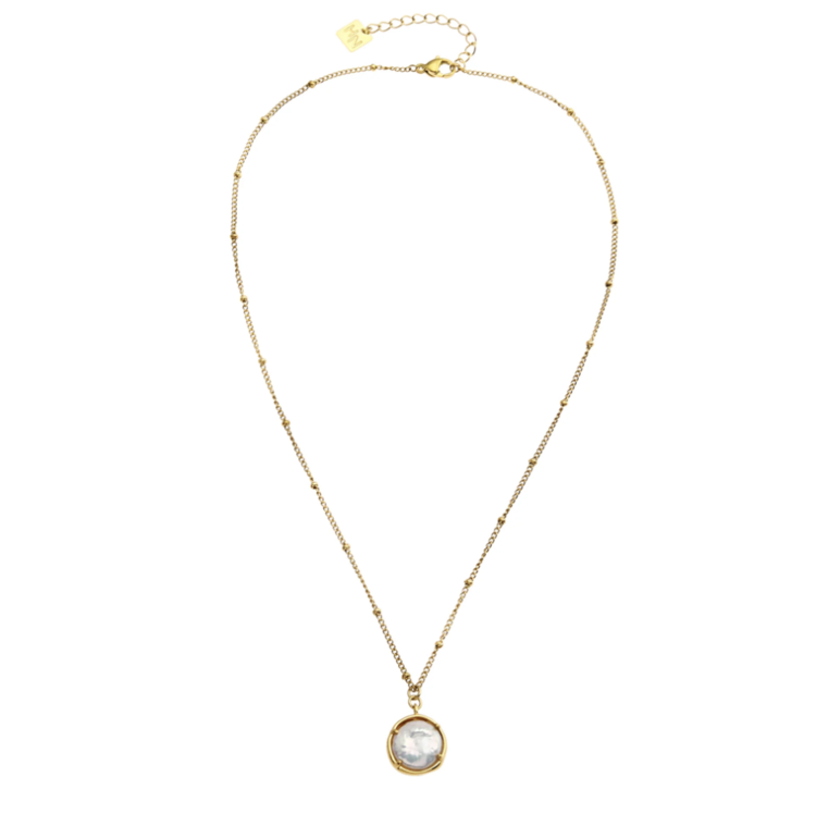 Hackney Nine Hackney Nine - LERATI Gold Chain w/Fresh Water Pearl