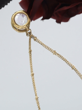 Hackney Nine Hackney Nine - LERATI Gold Chain w/Fresh Water Pearl