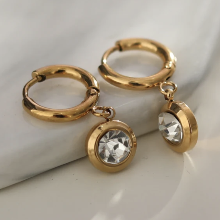 Hackney Nine Hackney Nine - ARTI Zirconia Hoop Earring