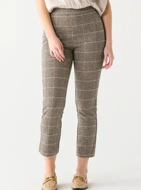 Black Tape Striped Linen Pant - The Paisley Boutique