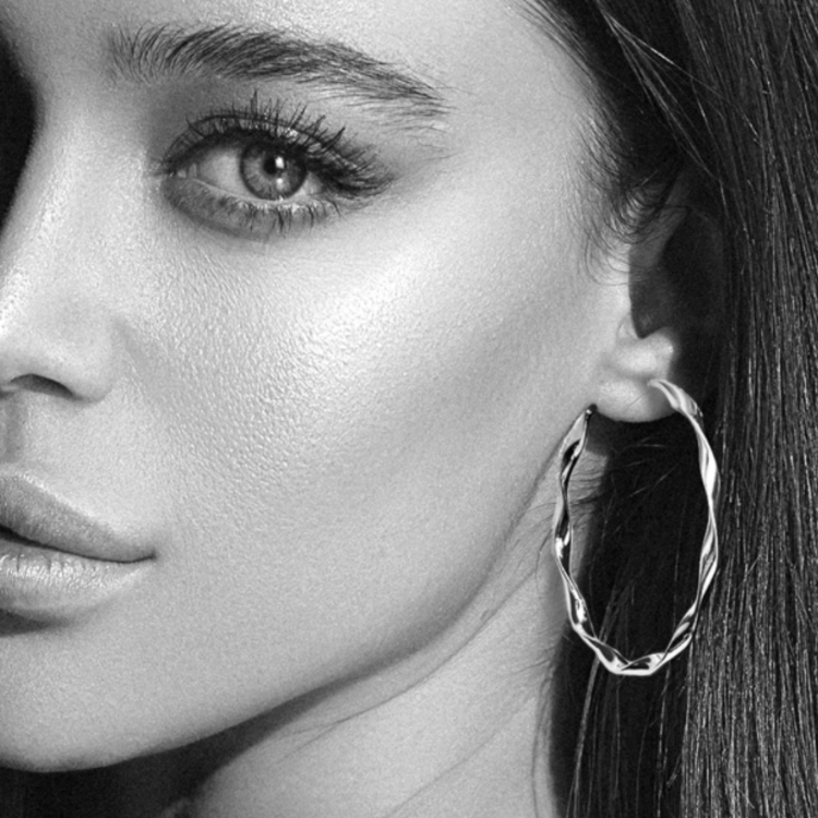 Hackney Nine Hackney Nine - VERONA Hoop Silver