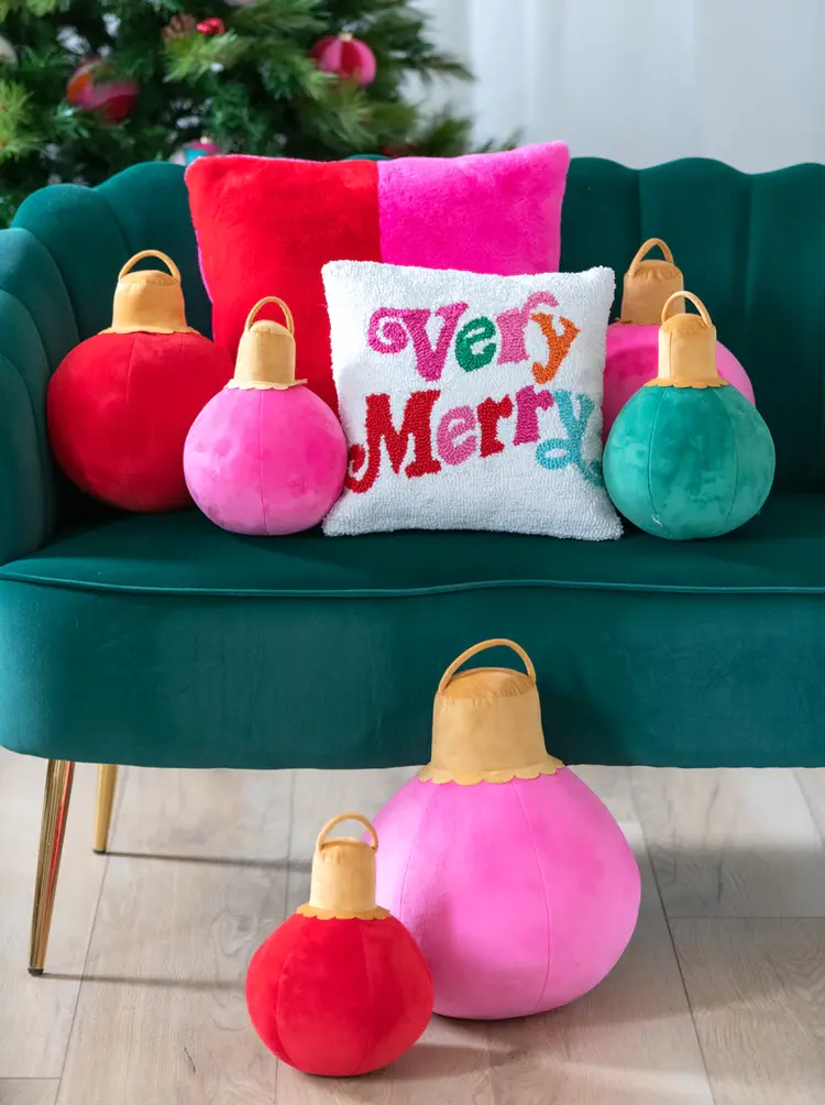 Shiraleah Shiraleah - MERRY Bauble Small Pillow