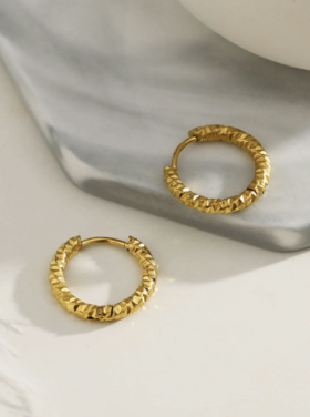 Hackney Nine Hackney Nine - VISCONTA Hoop GOLD Earring