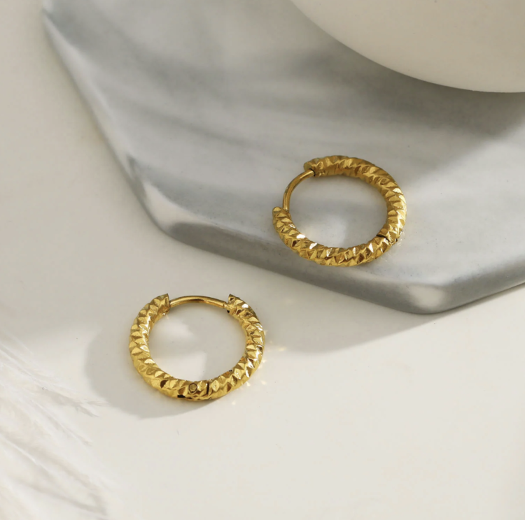 Hackney Nine Hackney Nine - VISCONTA Hoop GOLD Earring