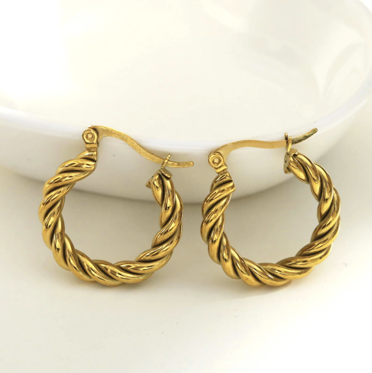 Hackney Nine Hackney Nine - DAVANIA Hoop Gold