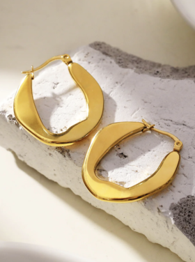 Hackney Nine Hackney Nine - CALIXIA Hoop Gold