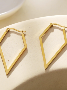 Hackney Nine Hackney Nine - BRONTE Diamond Shape Hoop