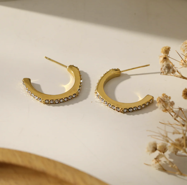 Hackney Nine Hackney Nine - WISHAW Pentagon Zirconia Hoop