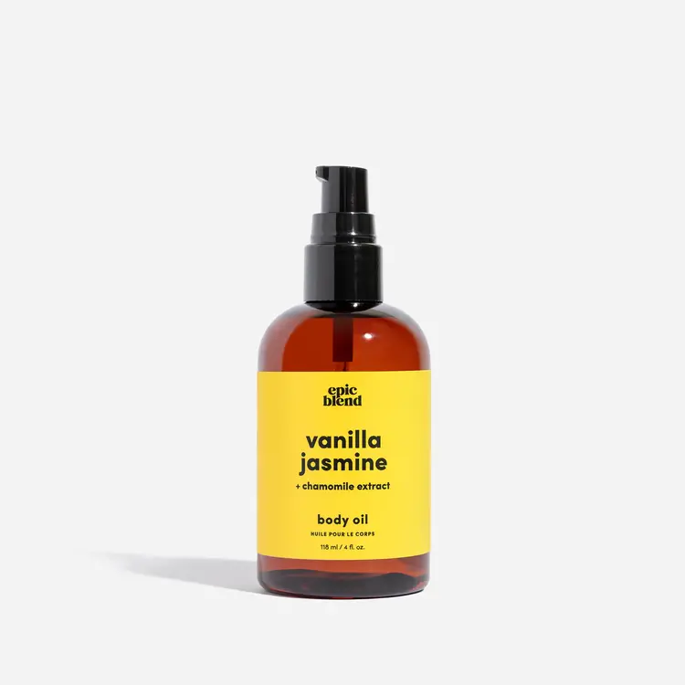 Epic Blend Epic Blend - 4oz Vanilla Jasmine Body Oil
