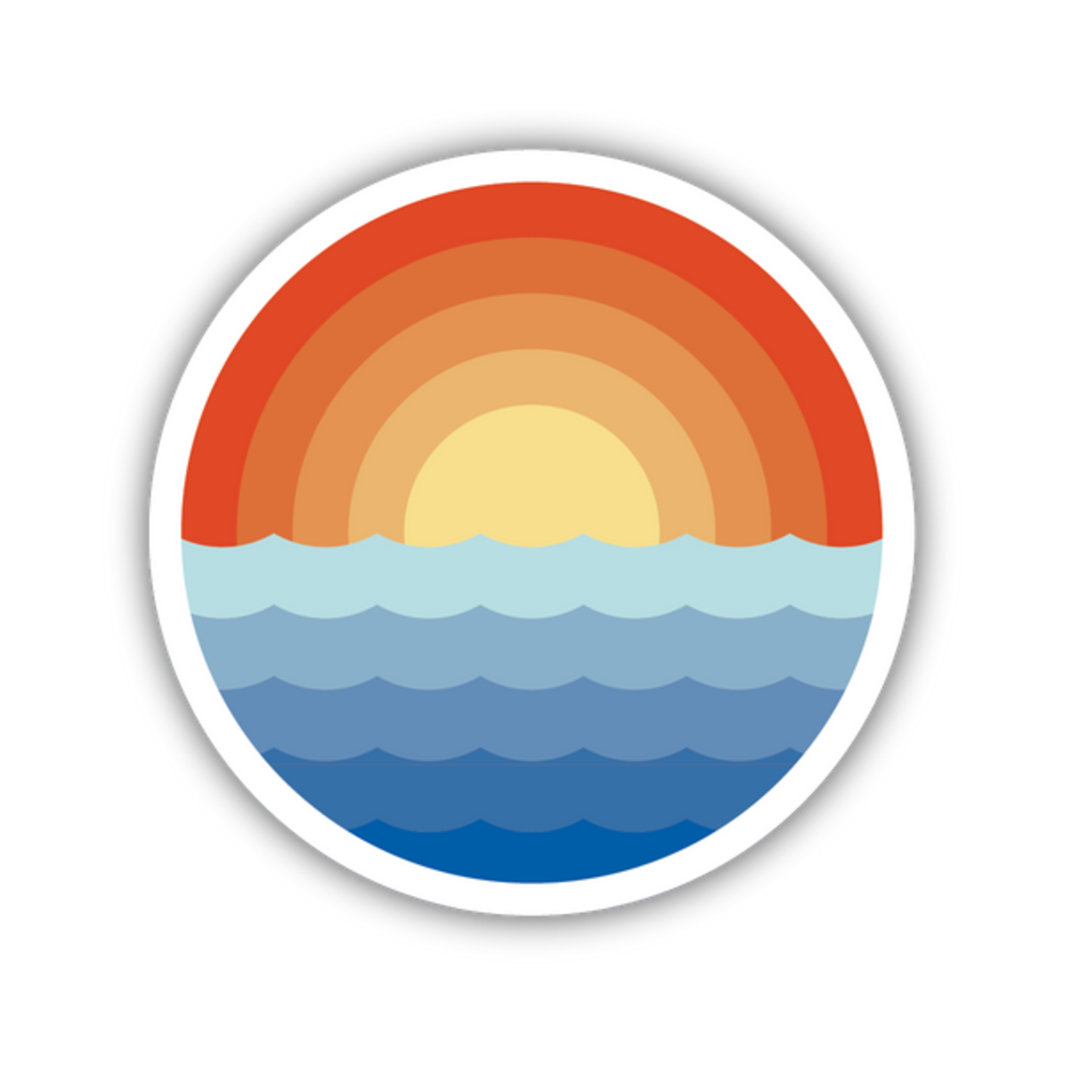Stickers North West - Sunrise Waves - Quintessential