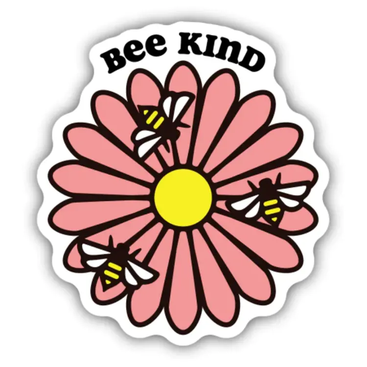 Stickers North West Stickers North West - Bee Kind Flower