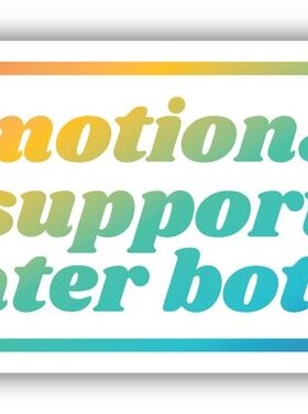 Stickers Northwest - I Love my Emotional Support Pink Water Bottle Sti –  Kitchen Store & More