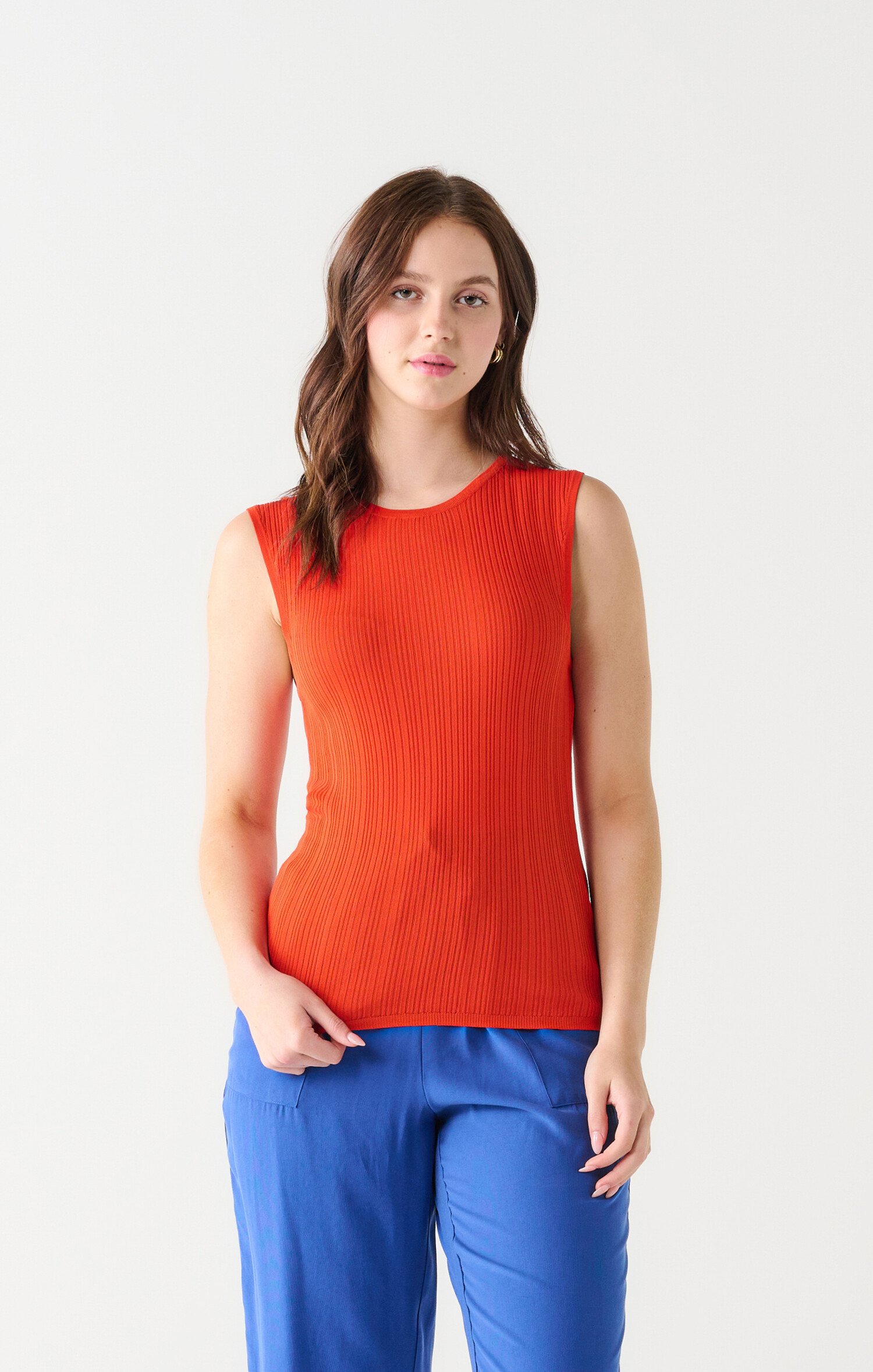 Rib-knit Tank Top