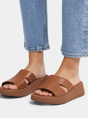 Fit Flop Fit Flop - F Mode Leather Flatform Slide