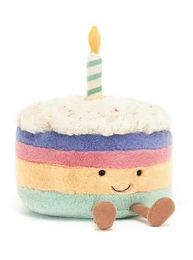 Jellycat Jellycat - Amuseable Rainbow Birthday Cake Medium
