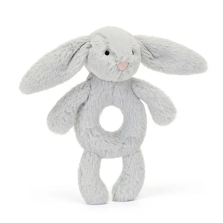 Jellycat Jellycat - Grey Bunny Ring Rattle