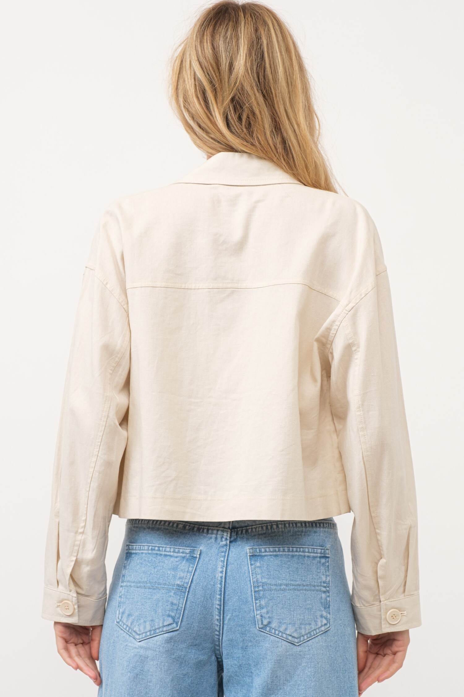 Linen cotton jacket best sale