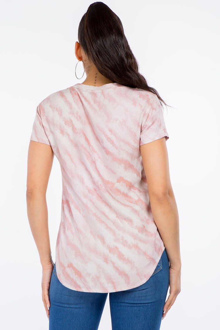 VERACCI Veracci - Solid V-Neck Rayon Top