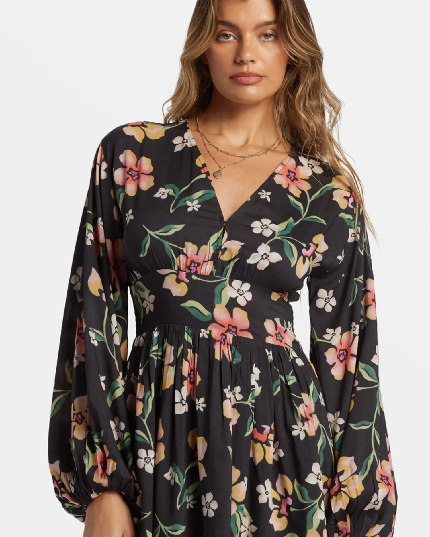 Billabong Night Bloom Mini Dress Quintessential