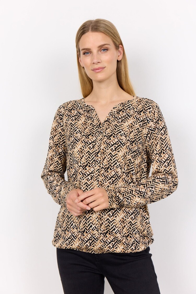 Soya Concept Soya Concept - FELICITY AOP 477   LS Top