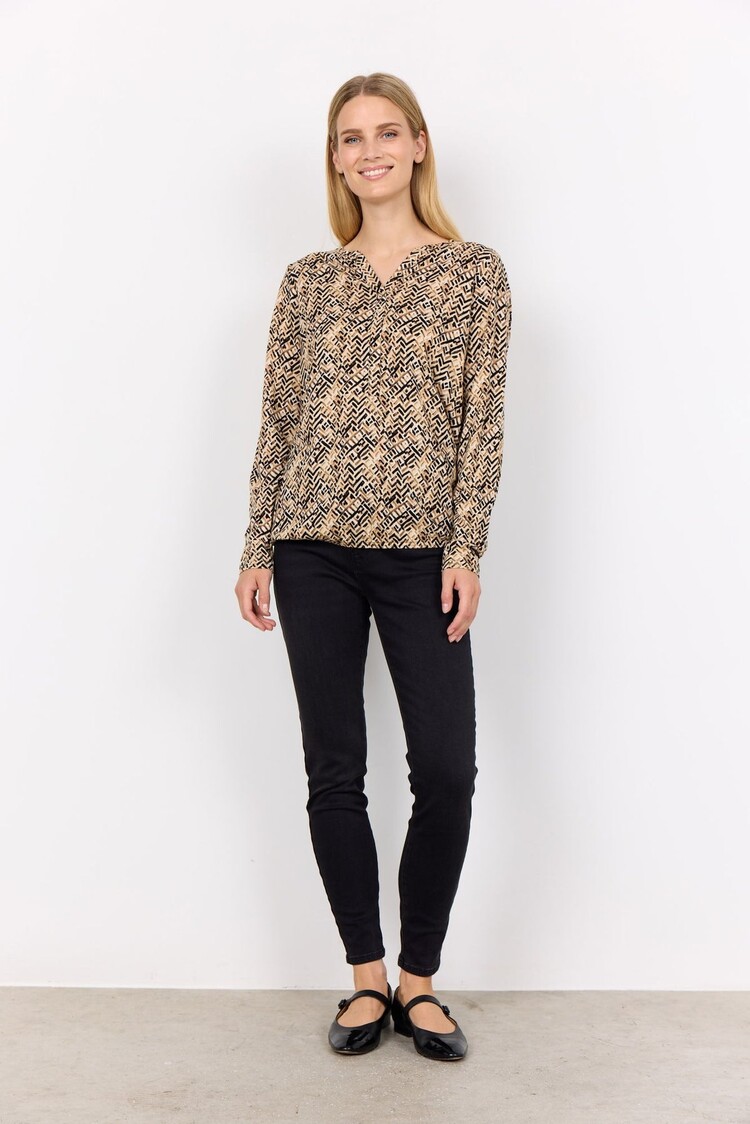 Soya Concept Soya Concept - FELICITY AOP 477   LS Top