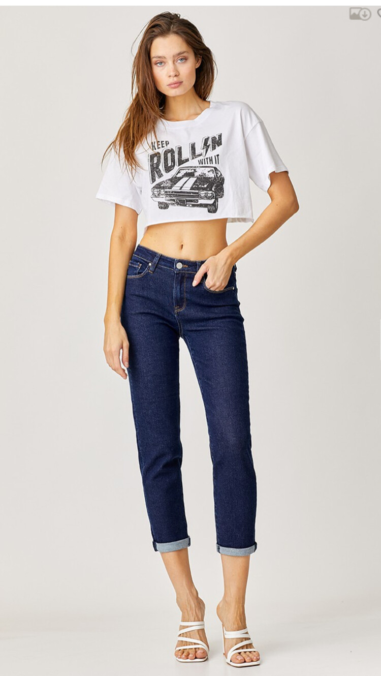 Risen Risen - Mid- Rise Boyfriend RDP5279