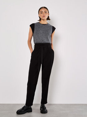 Apricot Apricot- Paperbag Twill Pant