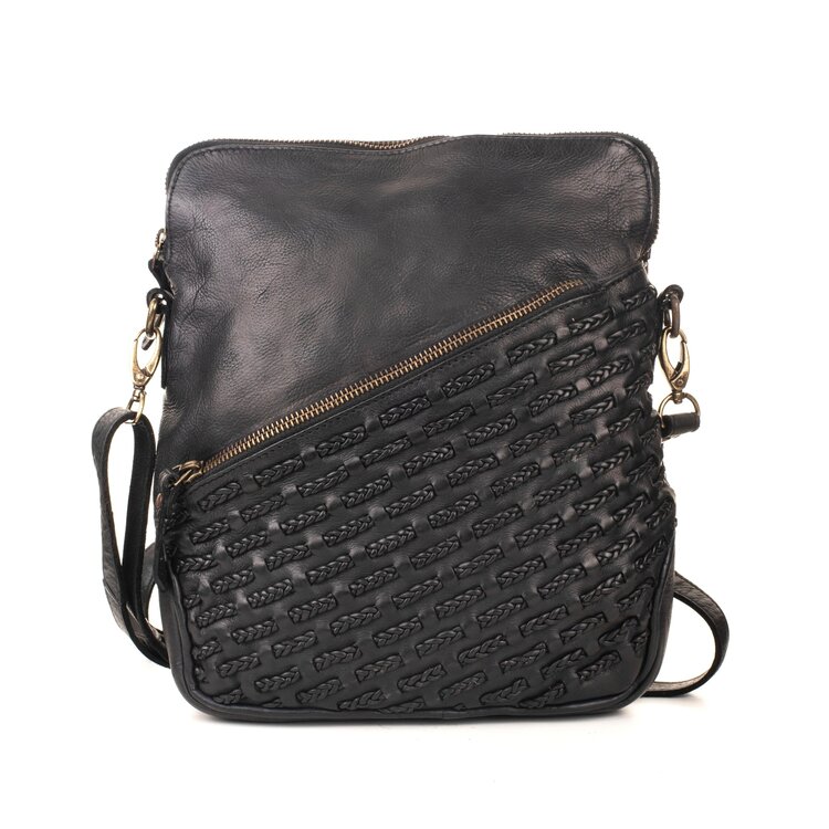 Milo Milo - BOLOGNA Washed Leather Crossbody