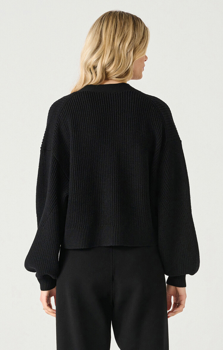 Black Tape Black Tape - Textured LS Open Cardigan