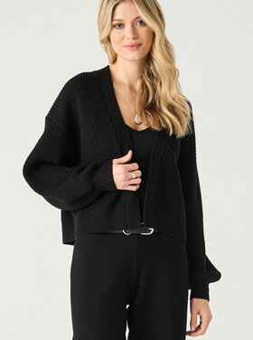 Black Tape Black Tape - Textured LS Open Cardigan