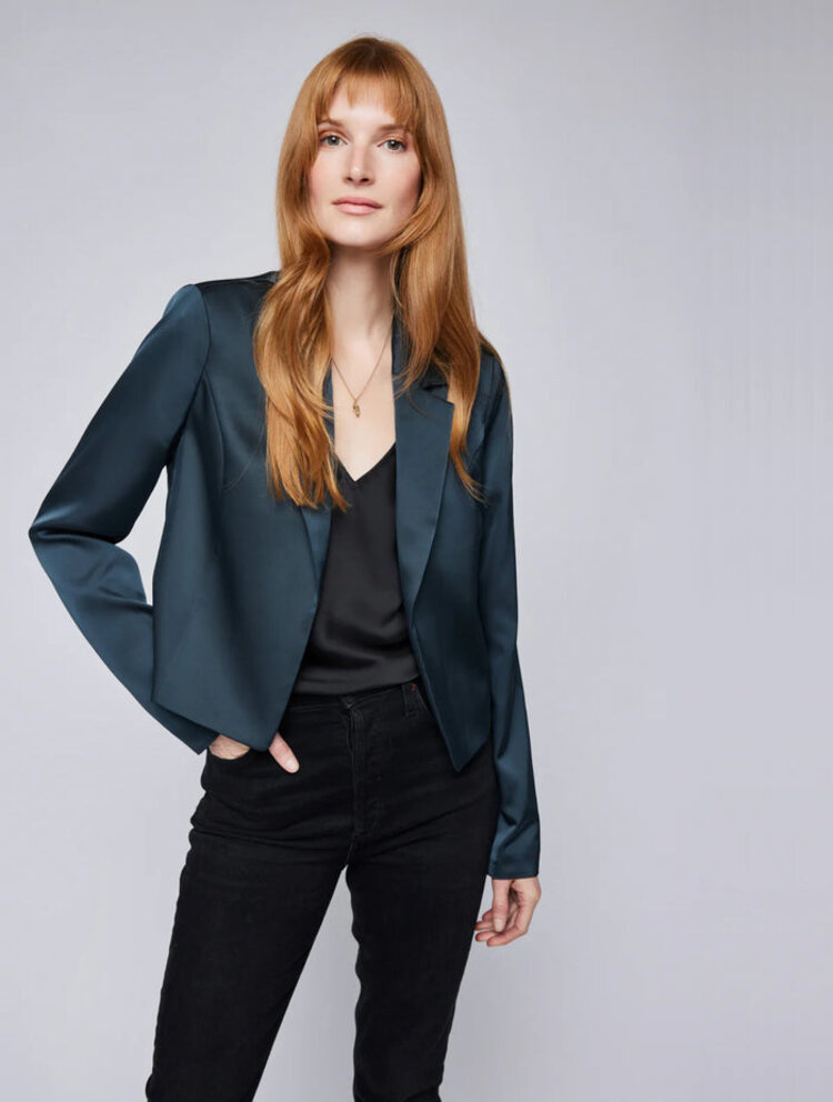 Gentle Fawn Gentle Fawn - NATALIE Satin Crop Blazer
