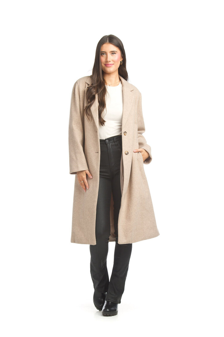 Papillon Papillon - Lapel Single Breasted Coat
