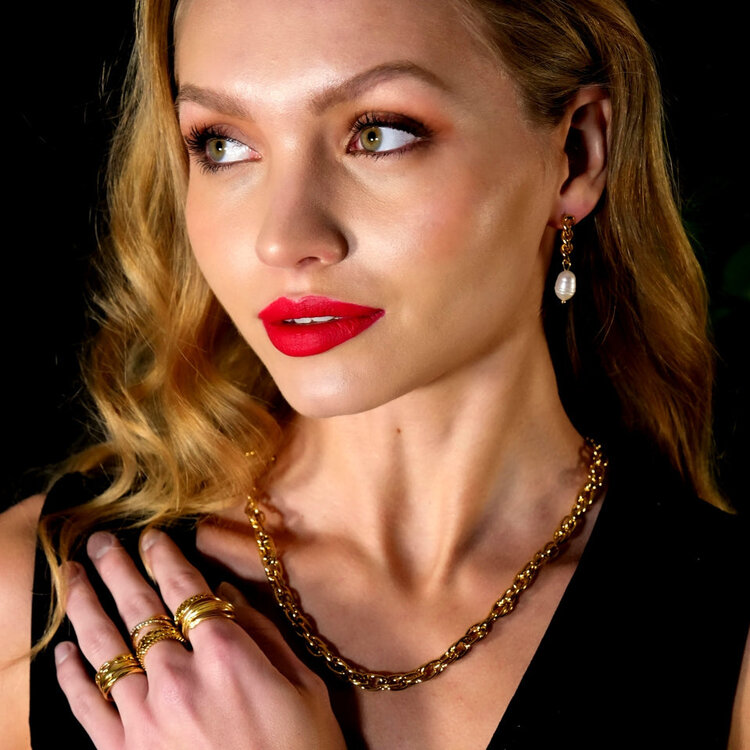 Hackney Nine Hackney Nine - CHOLET Gold Necklace