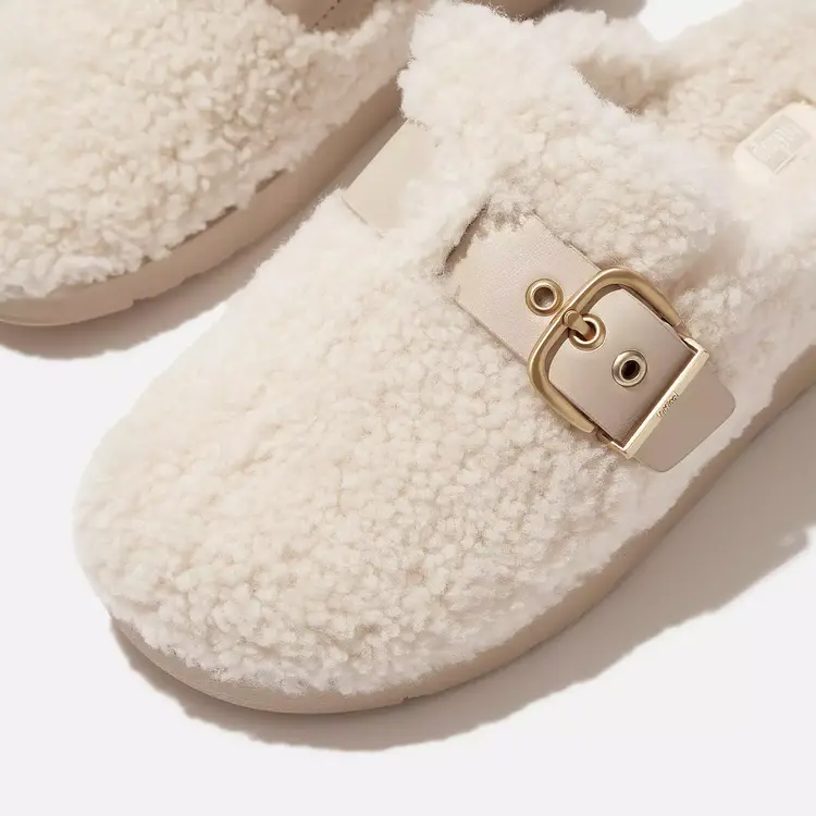 Fit Flop Fit Flop - Shearling/Leather Mule