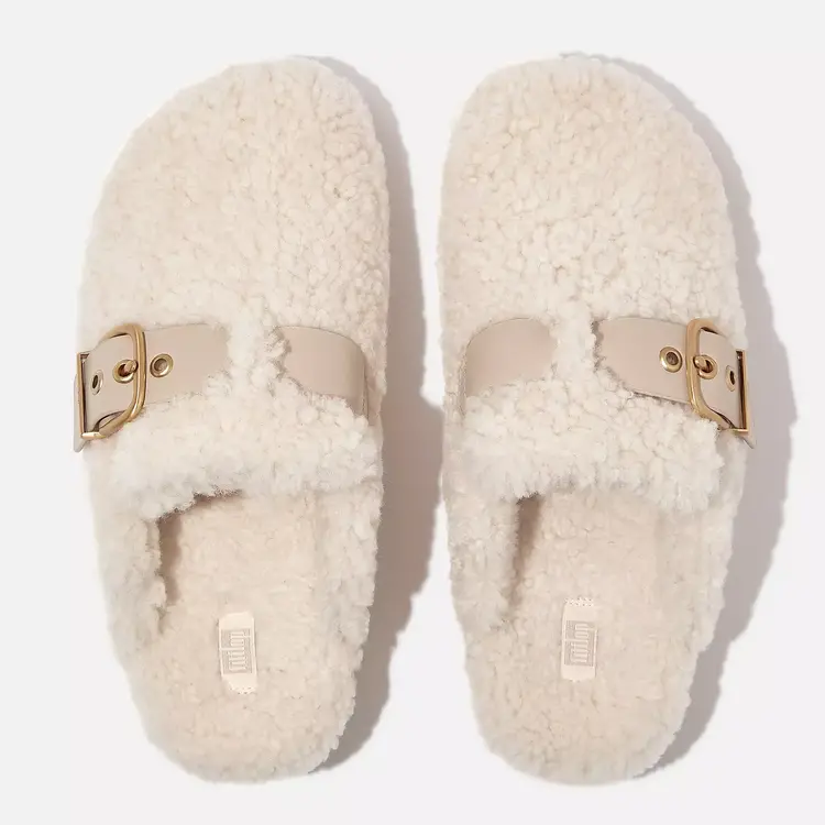 Fit Flop Fit Flop - Shearling/Leather Mule