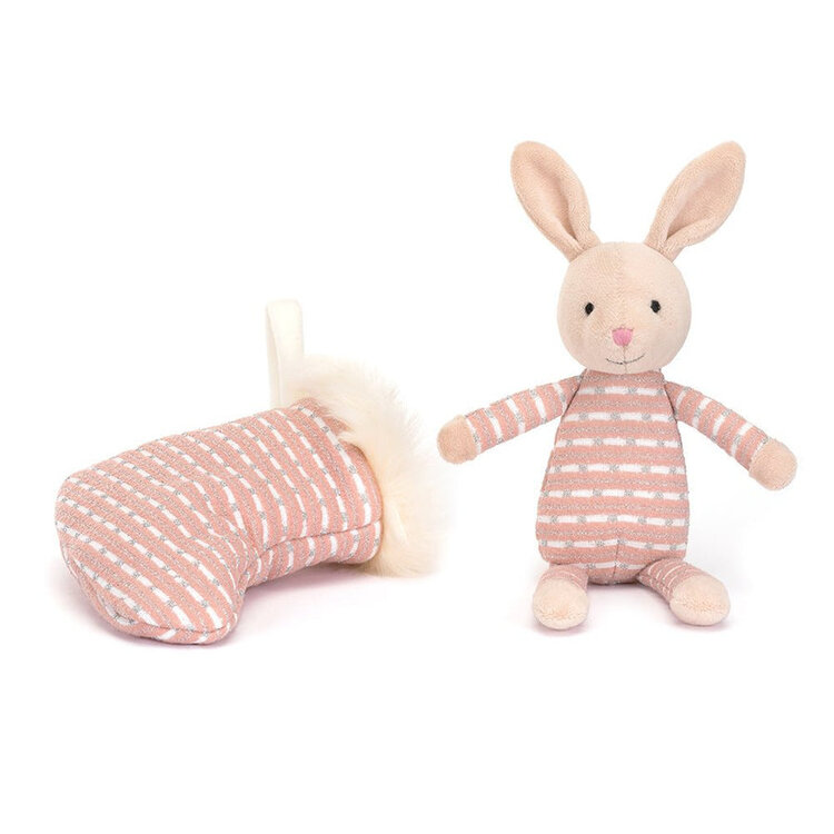 Jellycat Jellycat - Shimmer Stocking Bunny