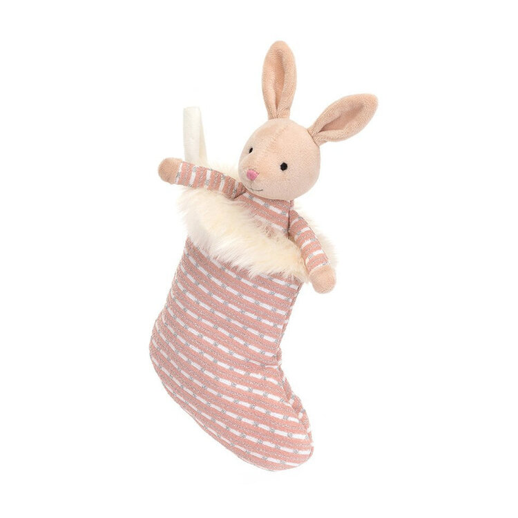 Jellycat Jellycat - Shimmer Stocking Bunny