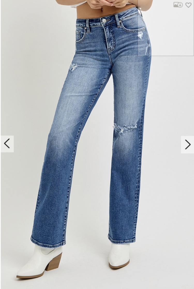 Risen Risen - 1027 Tummy Control Straight Jean
