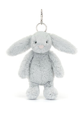 Jellycat Jellycat - Bashful Silver Bunny Bag Charm