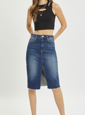 Risen Risen - High Rise Midi Skirt