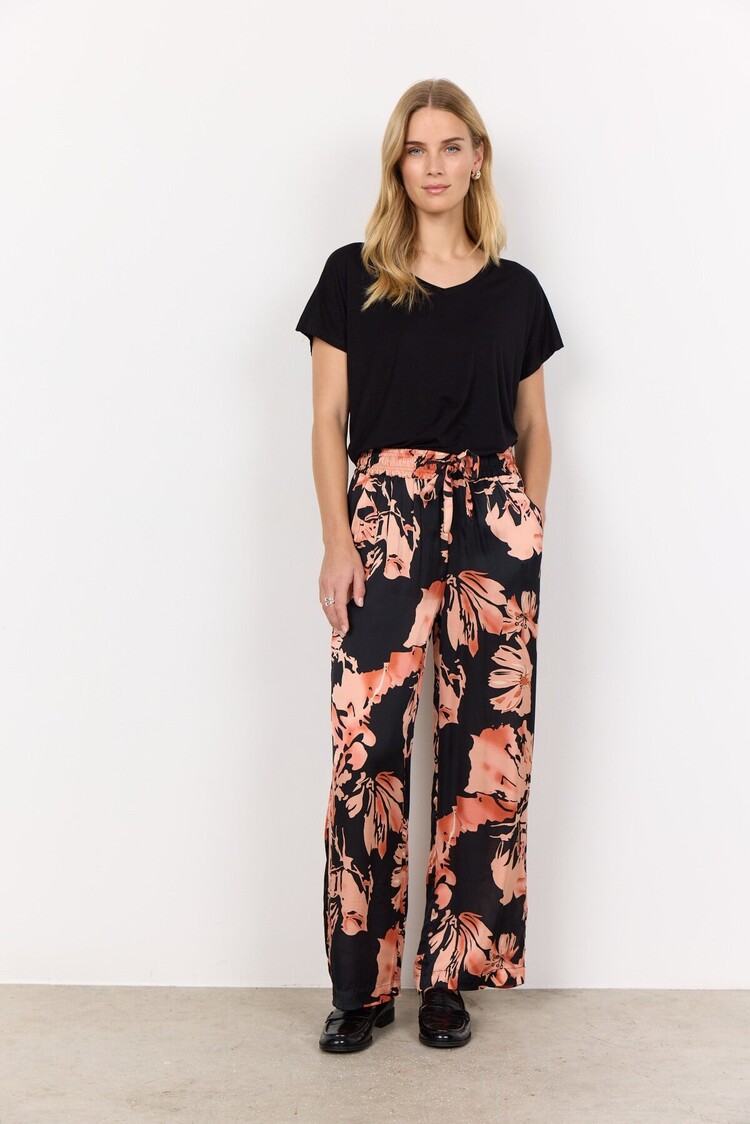 Soya Concept Soya Concept - PEACH 3B Wide Leg Pant