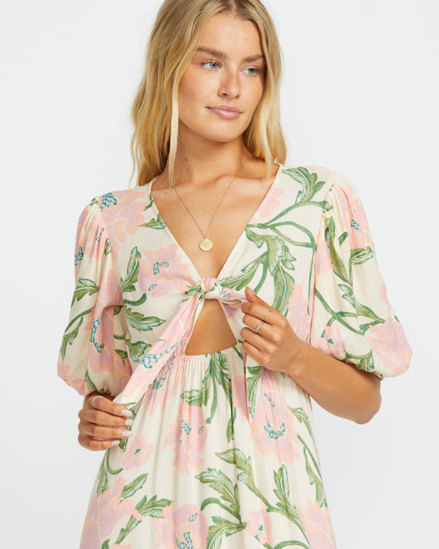 white christmas dresses Billabong The Best Dress - Black Floral main image 1