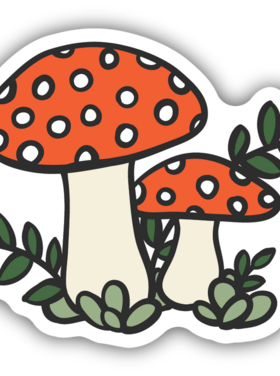 Stickers North West Stickers North West - Mushroom Sketch