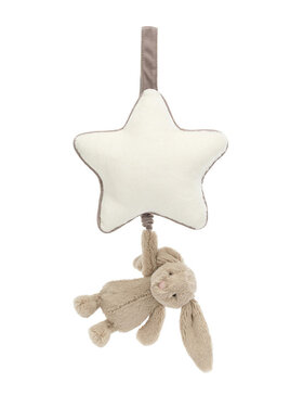Jellycat Jellycat - Bashful Cream Bunny Musical Pull