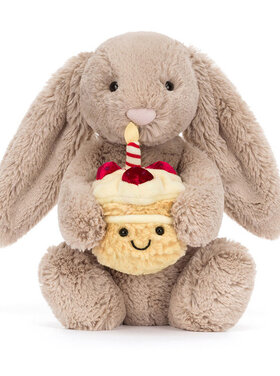 Jellycat Jellycat - Bashful Beige Bunny "Birthday"