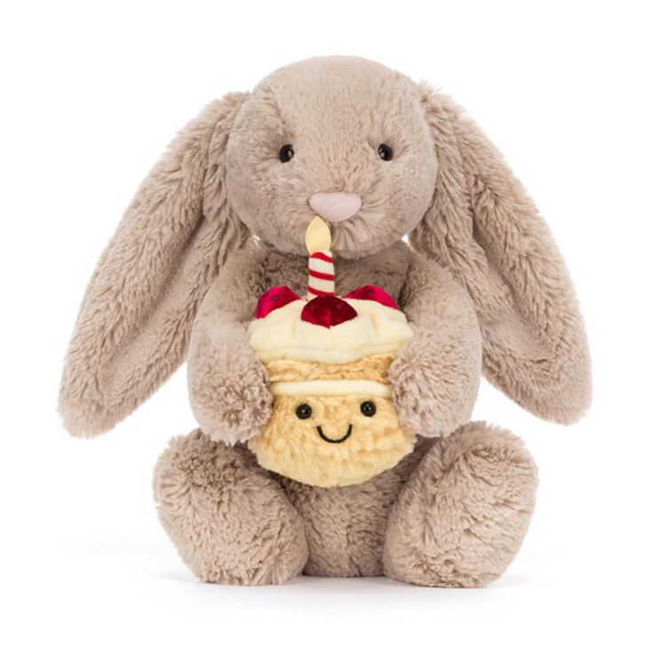 Jellycat Jellycat - Bashful Beige Bunny "Birthday"