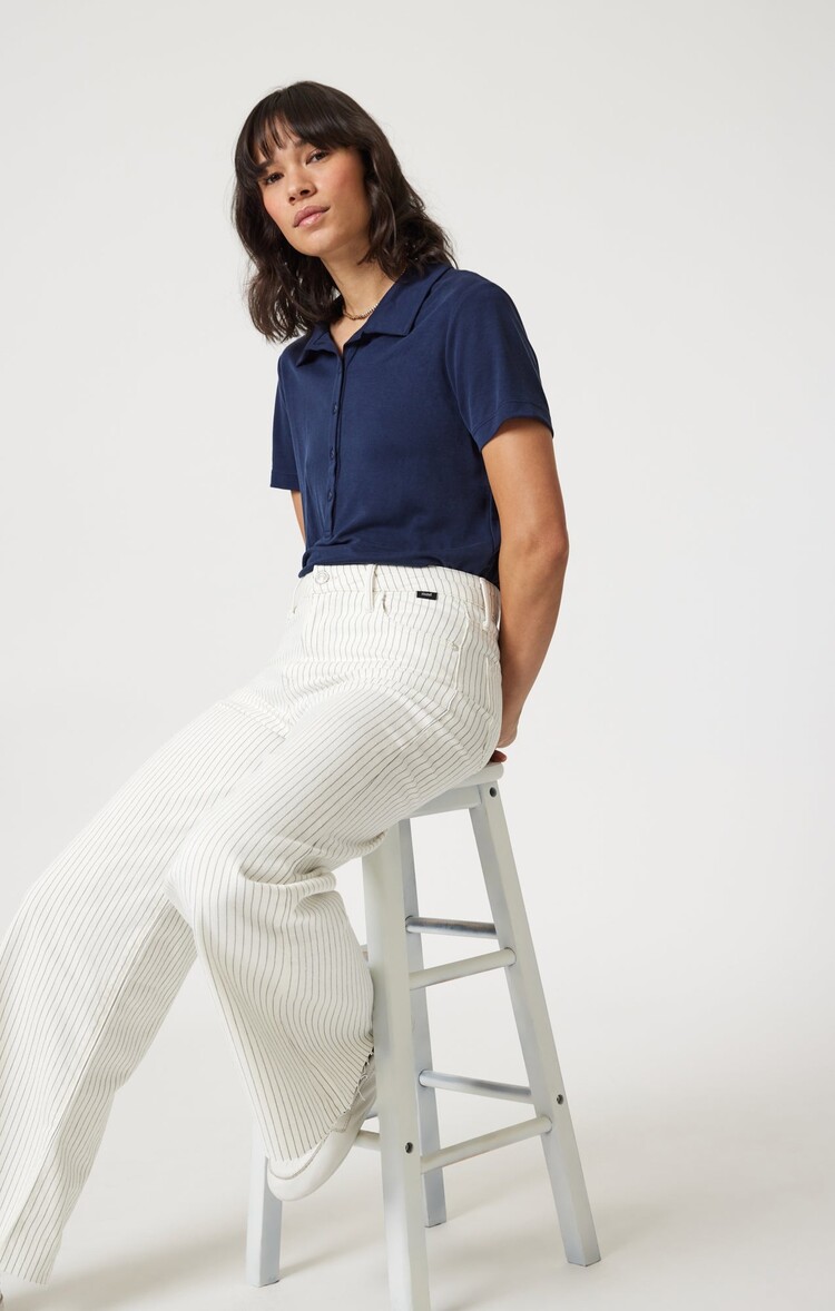 MAVI Mavi - PALOMA Mid-Rise Striped Wide Leg