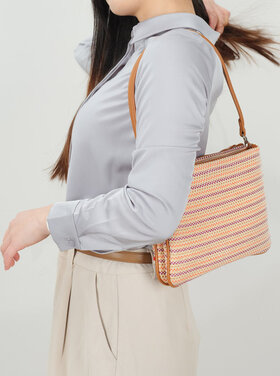 Co-Lab Co-Lab - 7261 SANDRINE Straw Crossbody